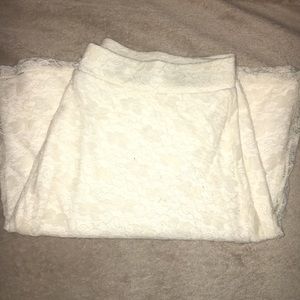 Ivory Lace Skirt